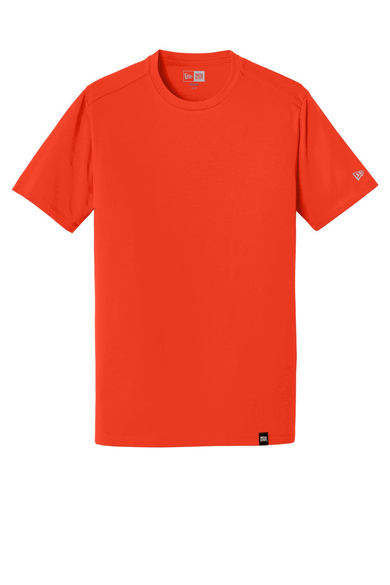 New Era  Heritage Blend Crew Tee - Deep Orange
