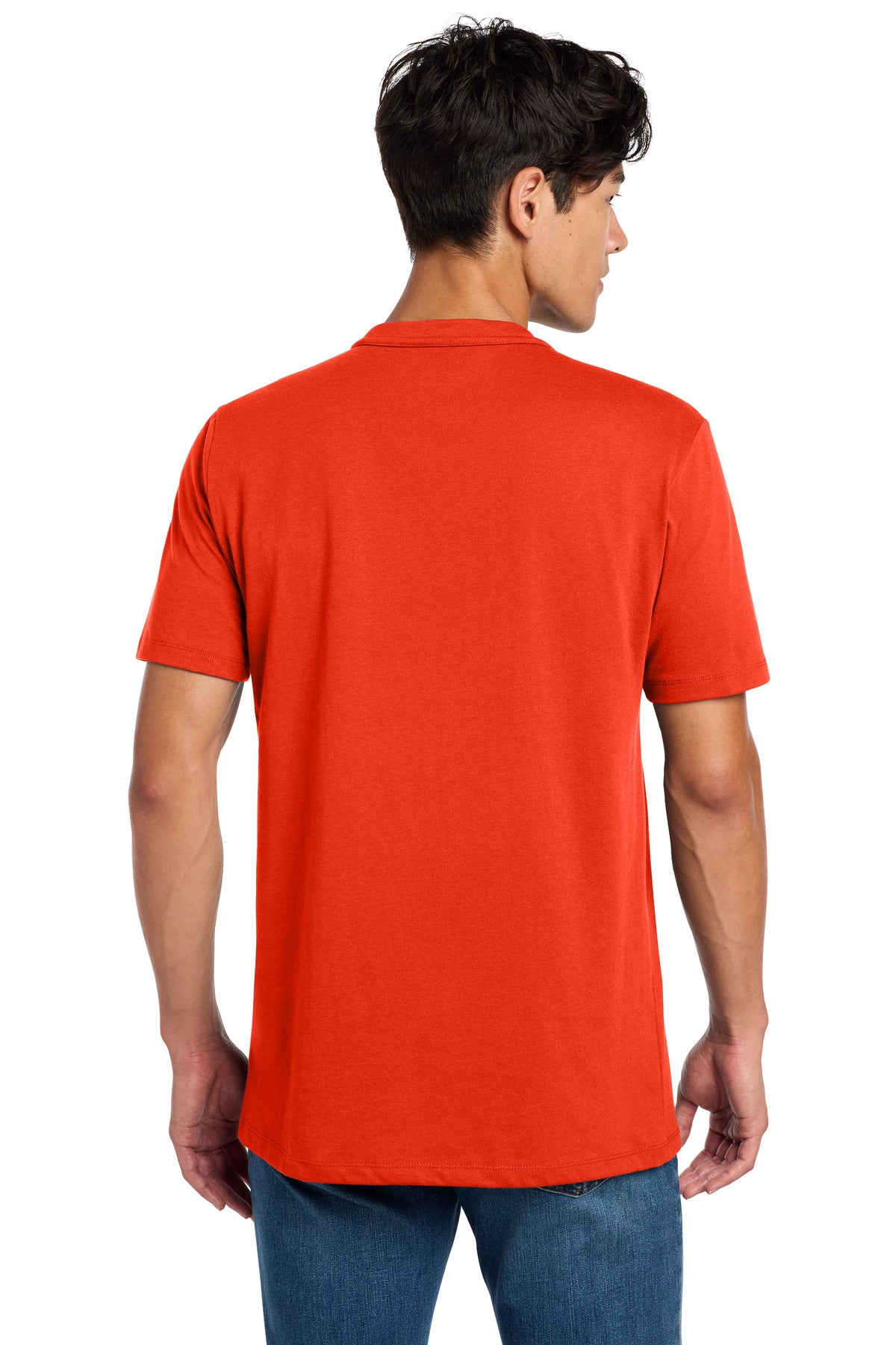 New Era  Heritage Blend Crew Tee - Deep Orange