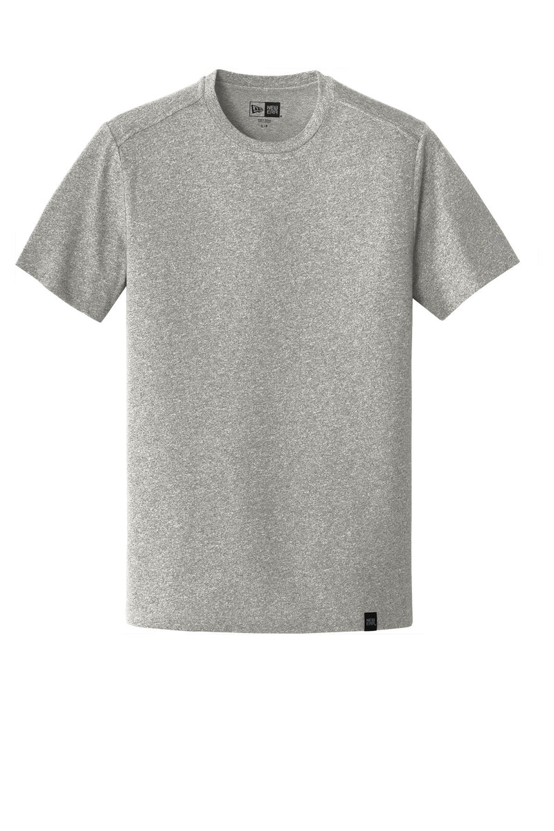 New Era  Heritage Blend Crew Tee - Light Graphite Twist