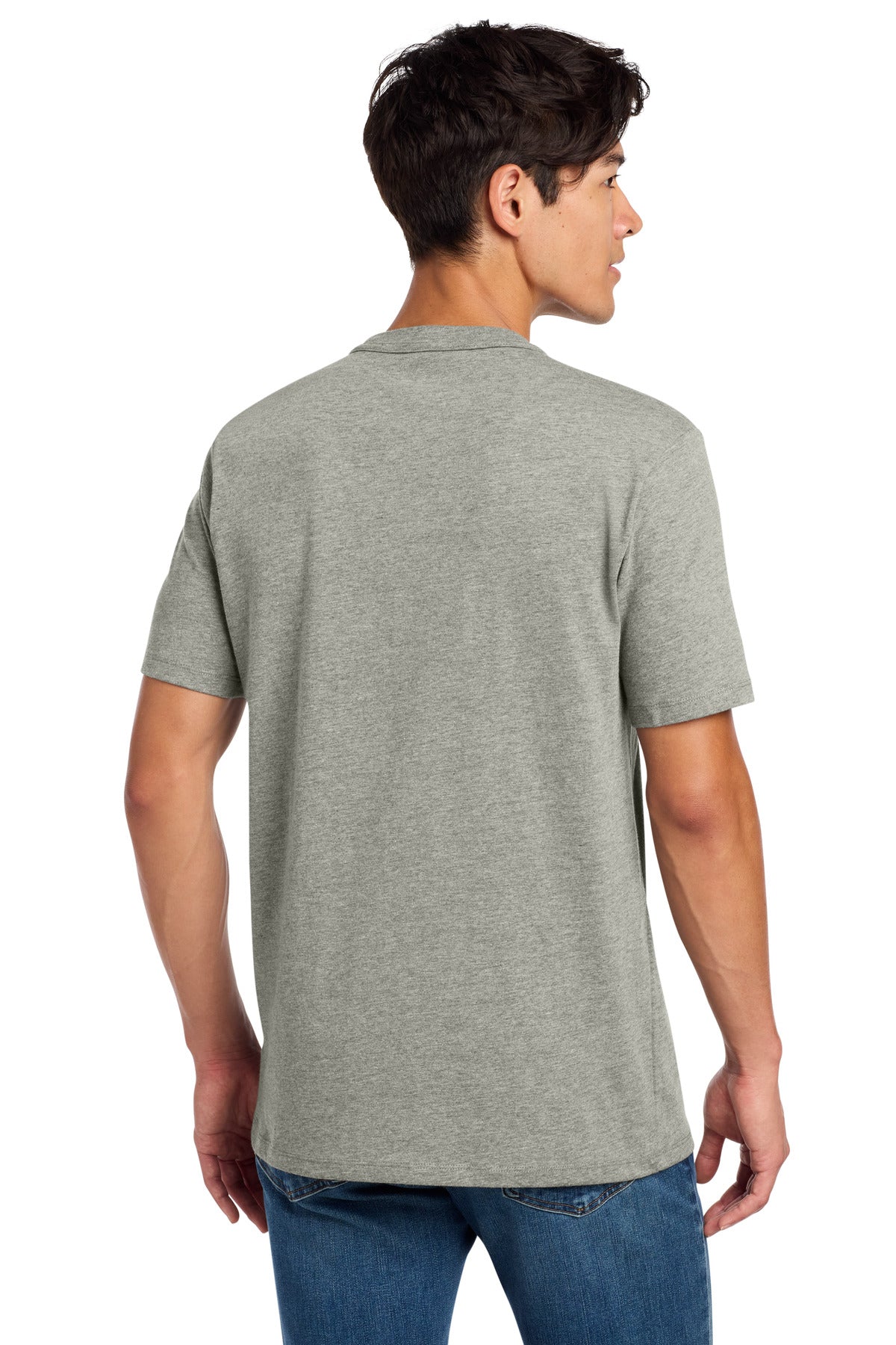New Era  Heritage Blend Crew Tee - Rainstorm Grey Heather