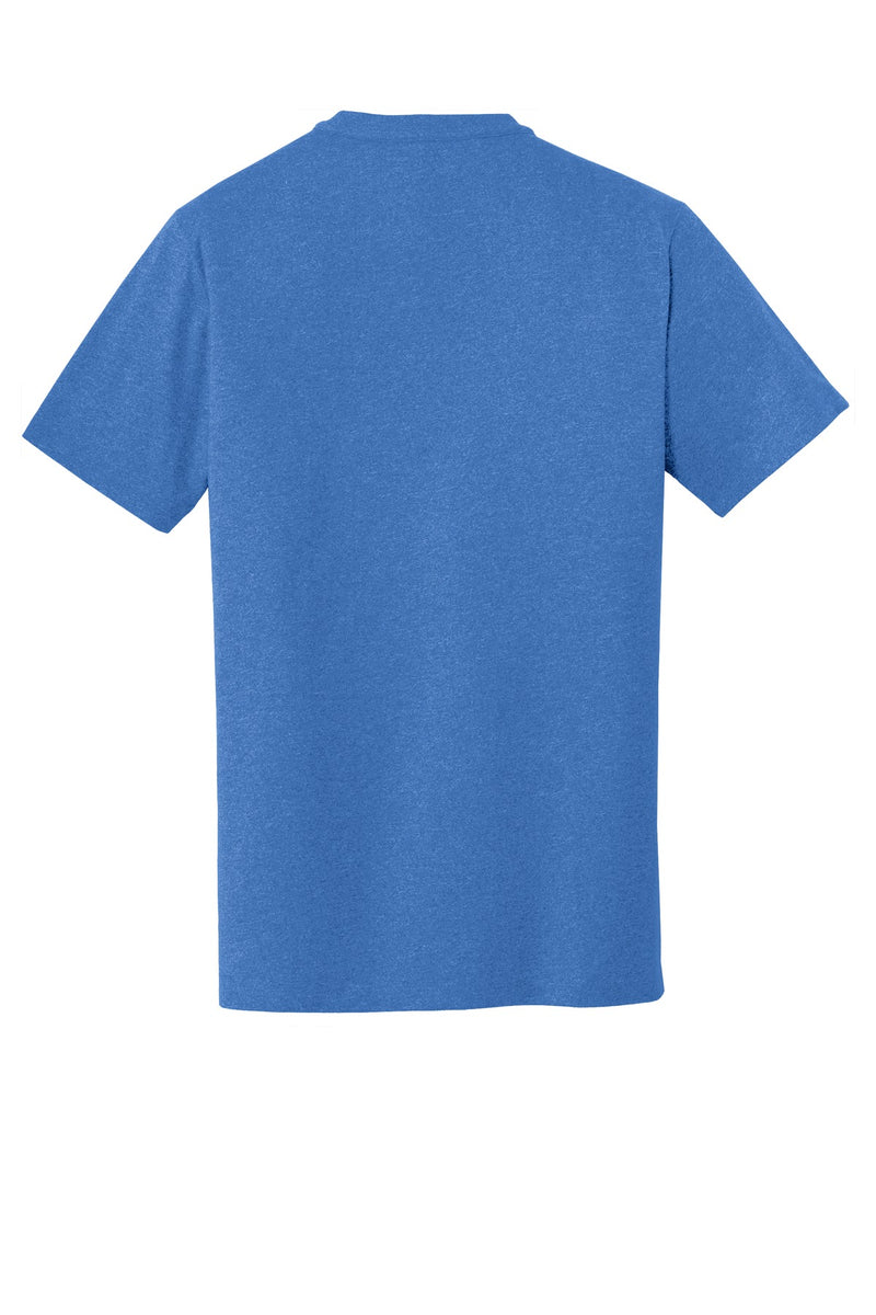 New Era  Heritage Blend Crew Tee - Royal Heather