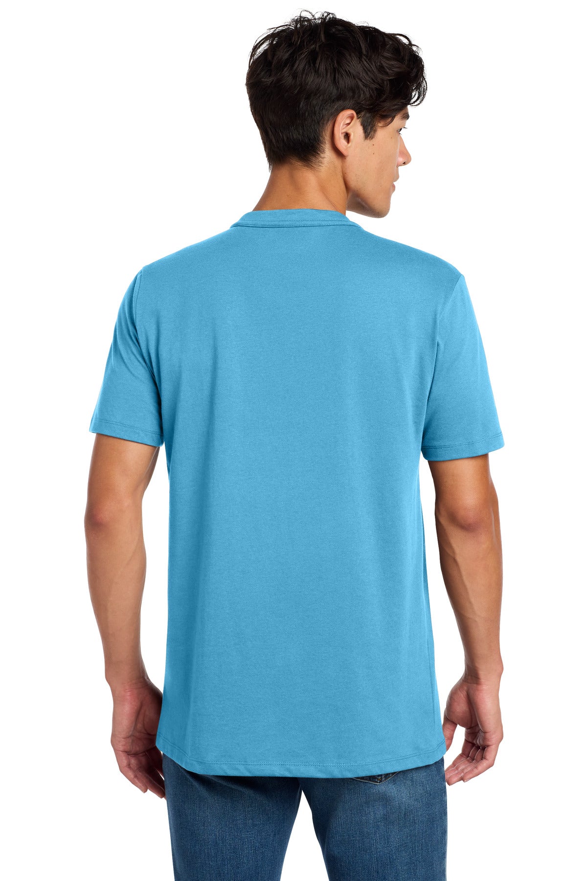 New Era  Heritage Blend Crew Tee - Sky Blue