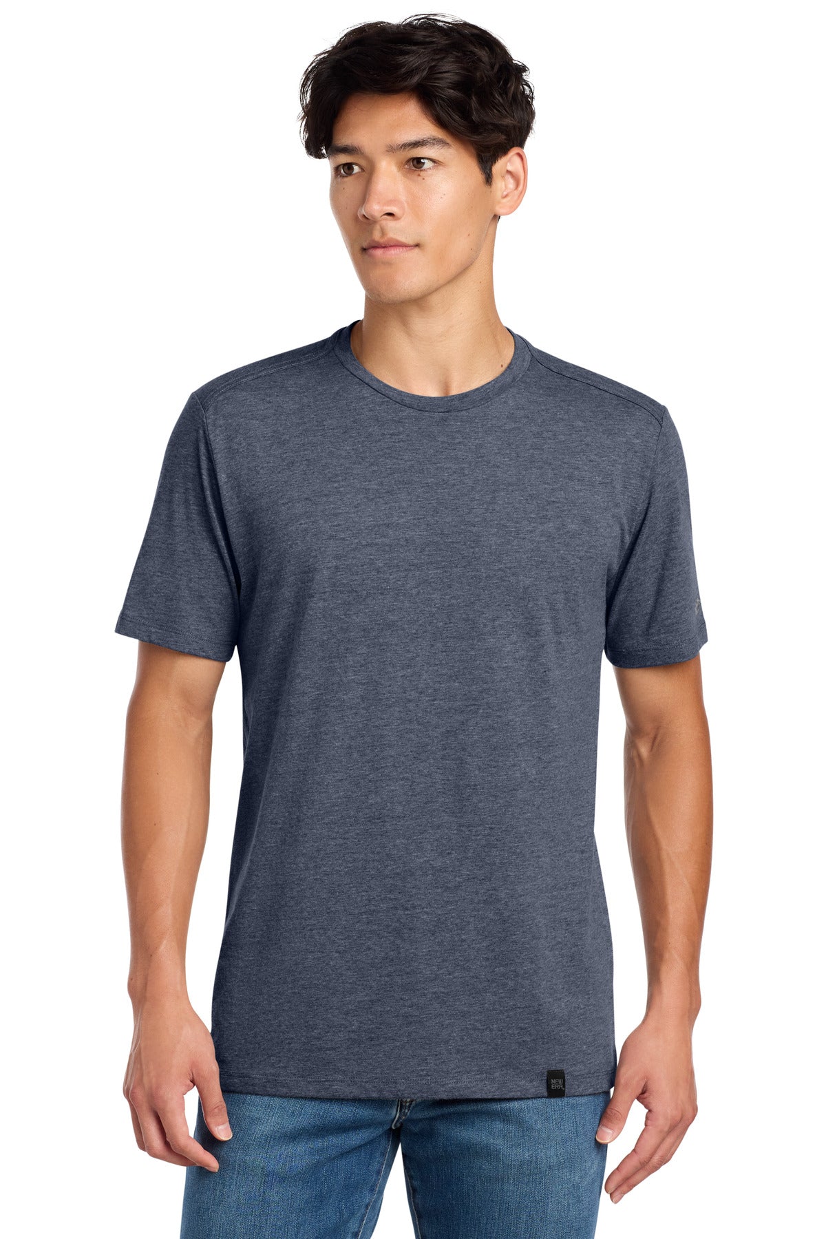 New Era  Heritage Blend Crew Tee - True Navy Heather