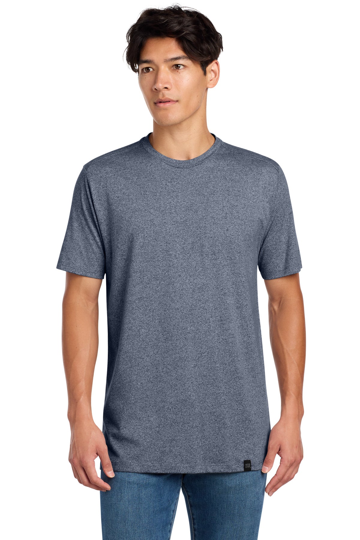New Era  Heritage Blend Crew Tee - True Navy Twist