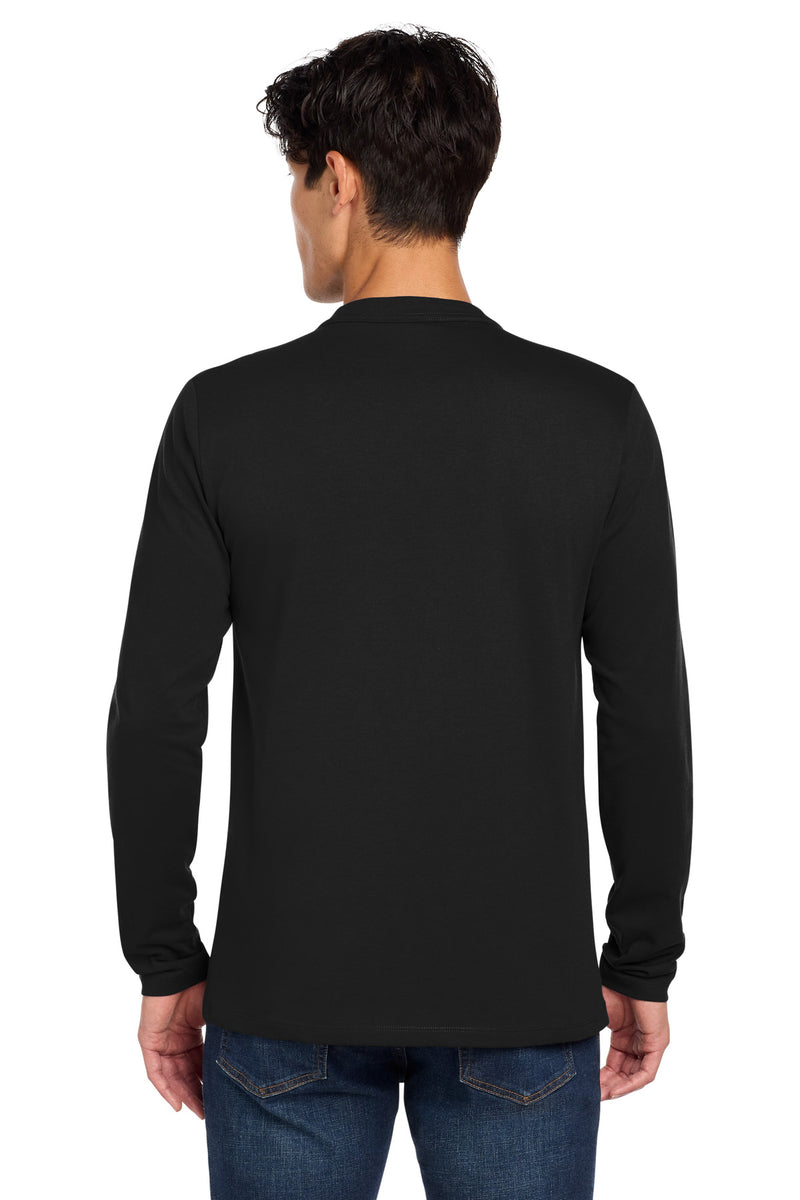 New Era  Heritage Blend Long Sleeve Crew Tee - Black