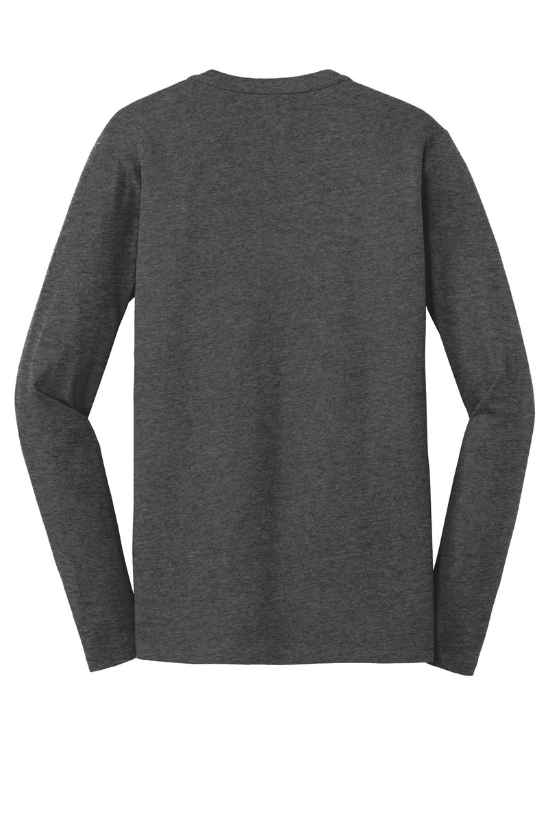 New Era  Heritage Blend Long Sleeve Crew Tee - Black Heather