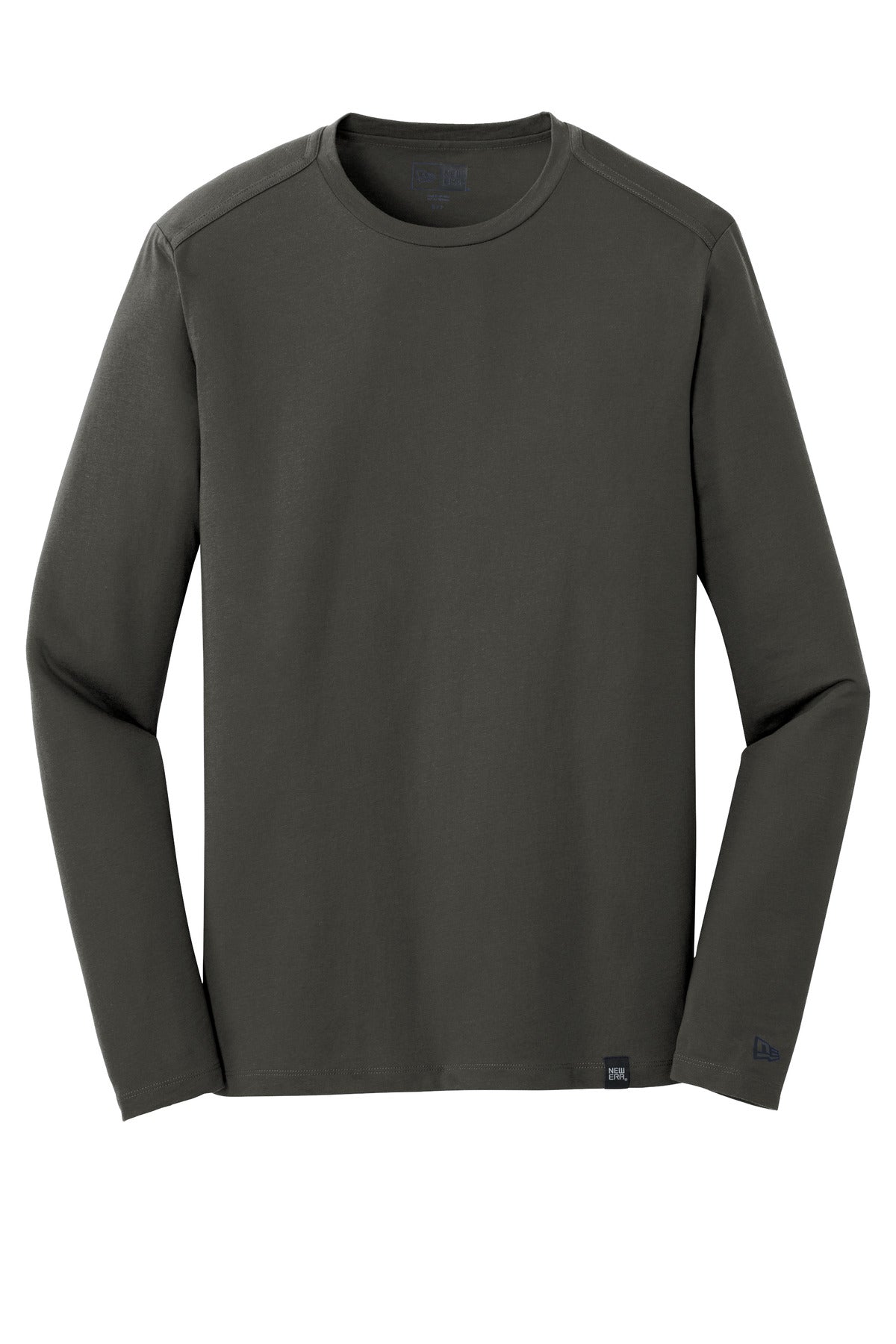 New Era  Heritage Blend Long Sleeve Crew Tee - Graphite