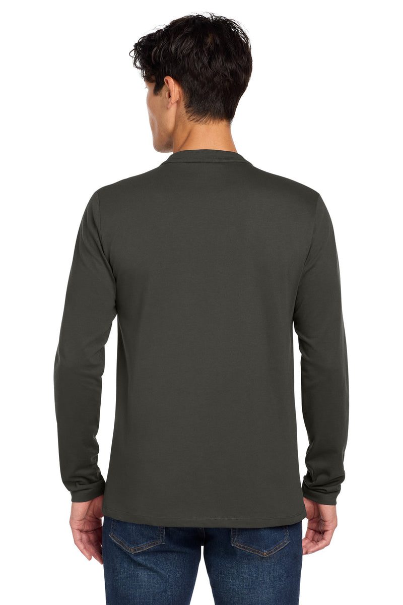 New Era  Heritage Blend Long Sleeve Crew Tee - Graphite