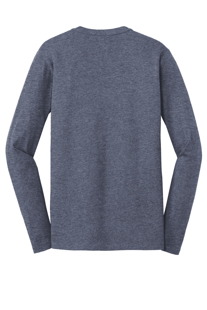 New Era  Heritage Blend Long Sleeve Crew Tee - True Navy Heather