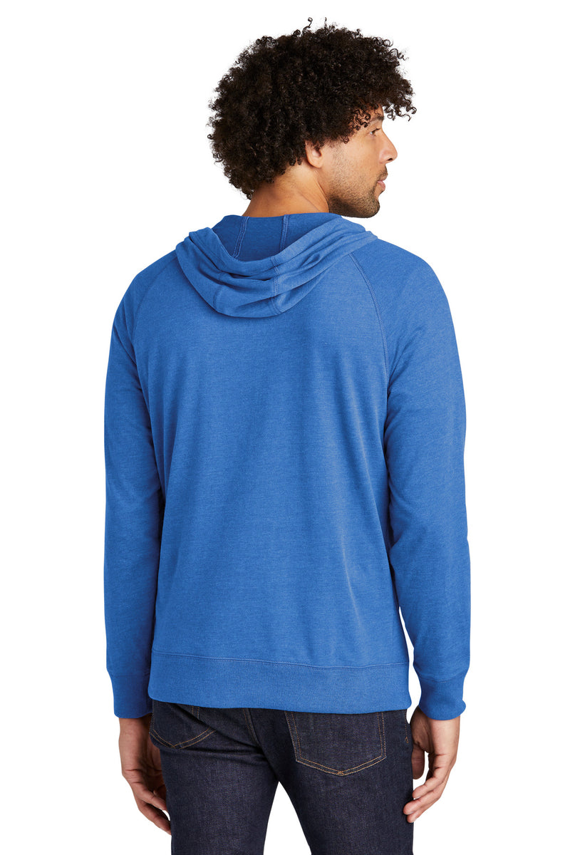 New Era  Sueded Cotton Blend Full-Zip Hoodie - Royal Heather