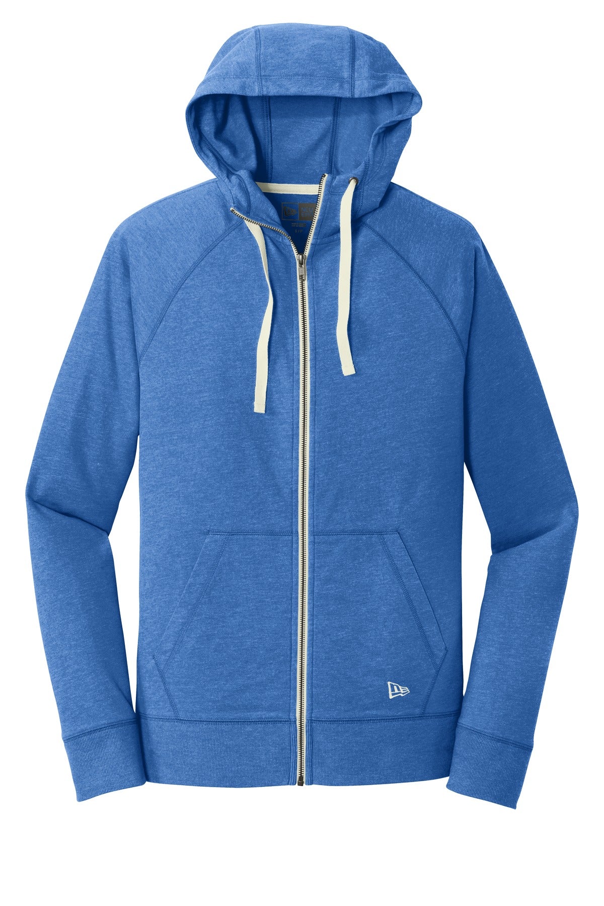 New Era  Sueded Cotton Blend Full-Zip Hoodie - Royal Heather