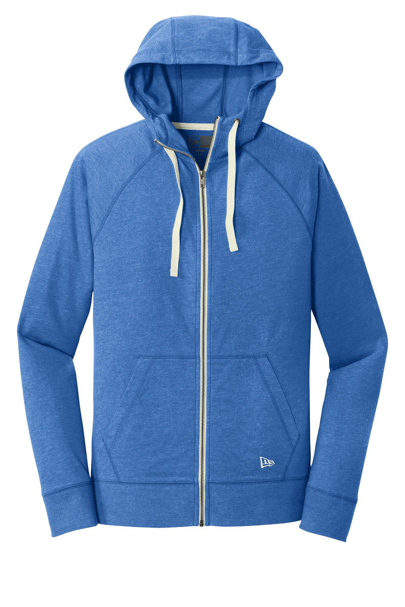 New Era  Sueded Cotton Blend Full-Zip Hoodie - Royal Heather