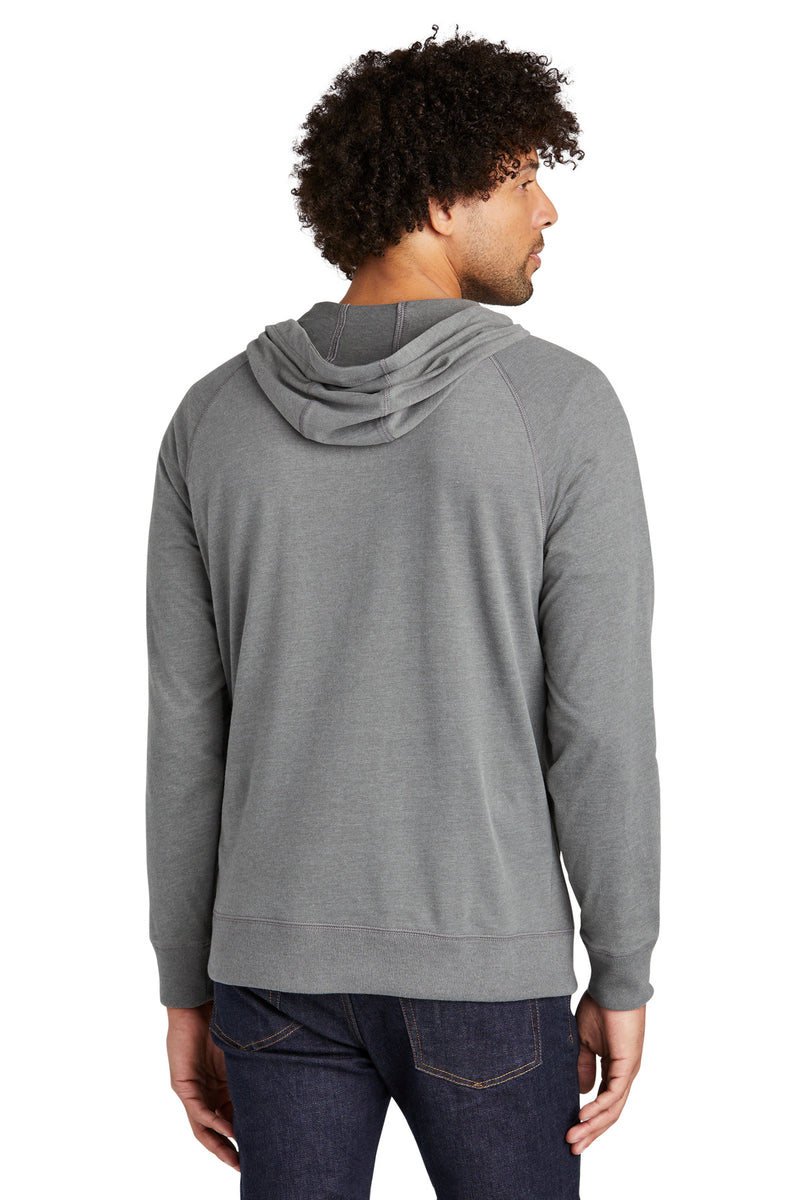 New Era  Sueded Cotton Blend Full-Zip Hoodie - Shadow Grey Heather