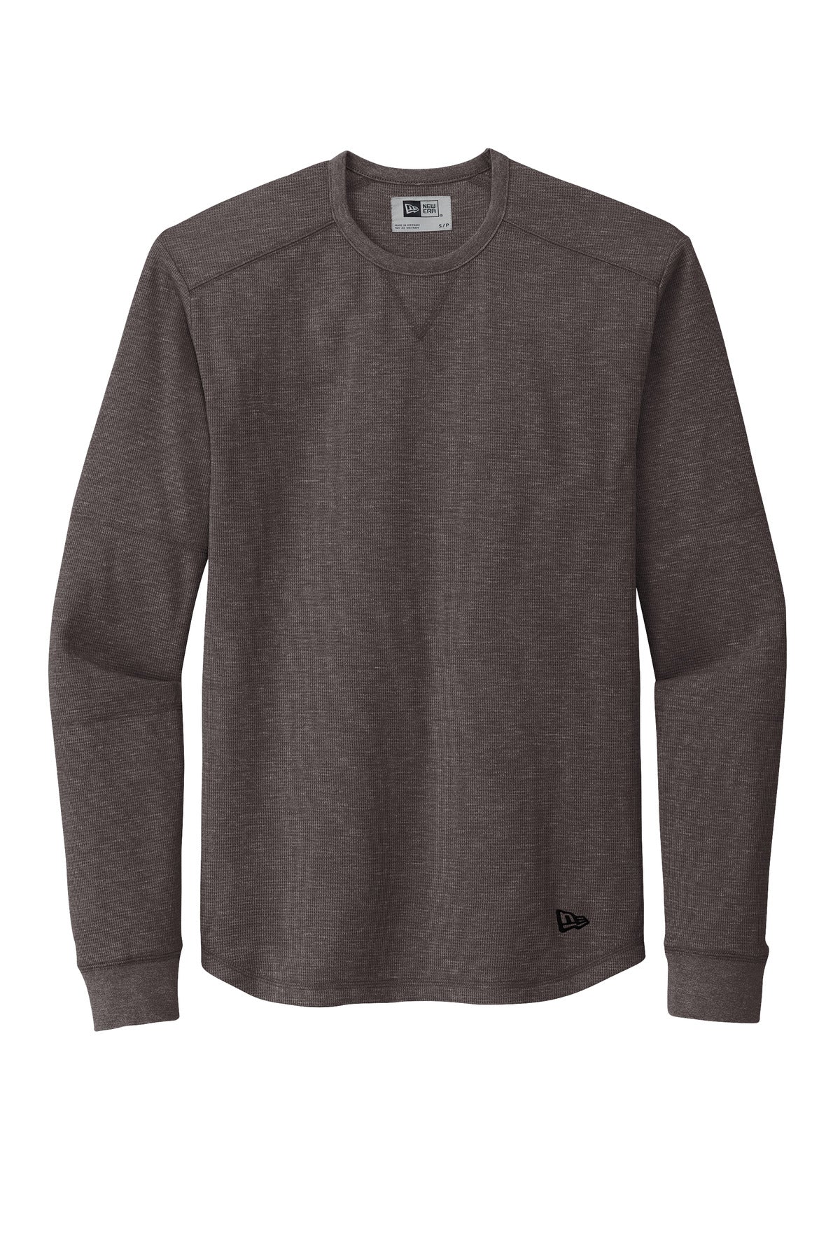 New Era Thermal Long Sleeve - Black Heather