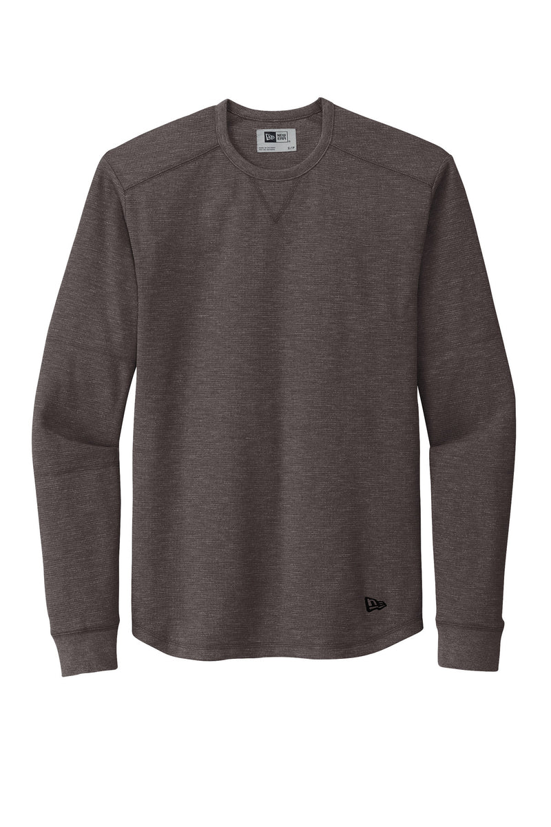 New Era Thermal Long Sleeve - Black Heather