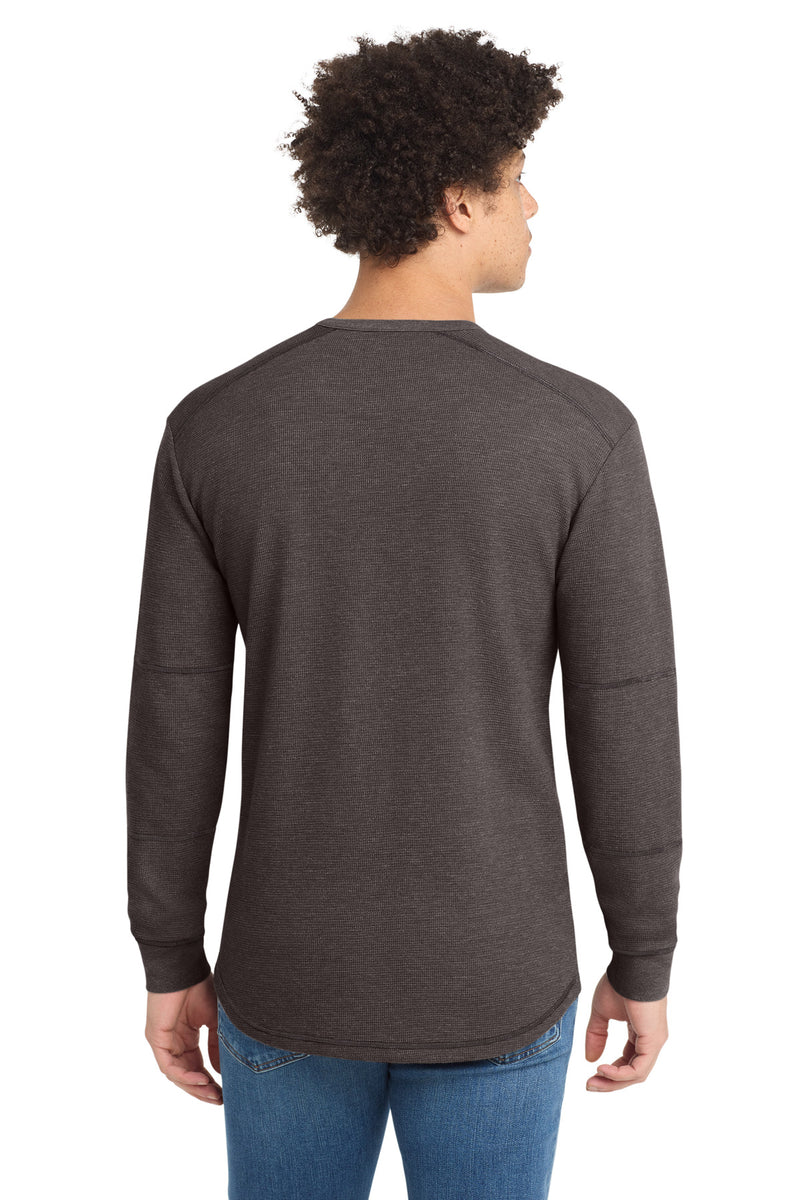 New Era Thermal Long Sleeve - Black Heather