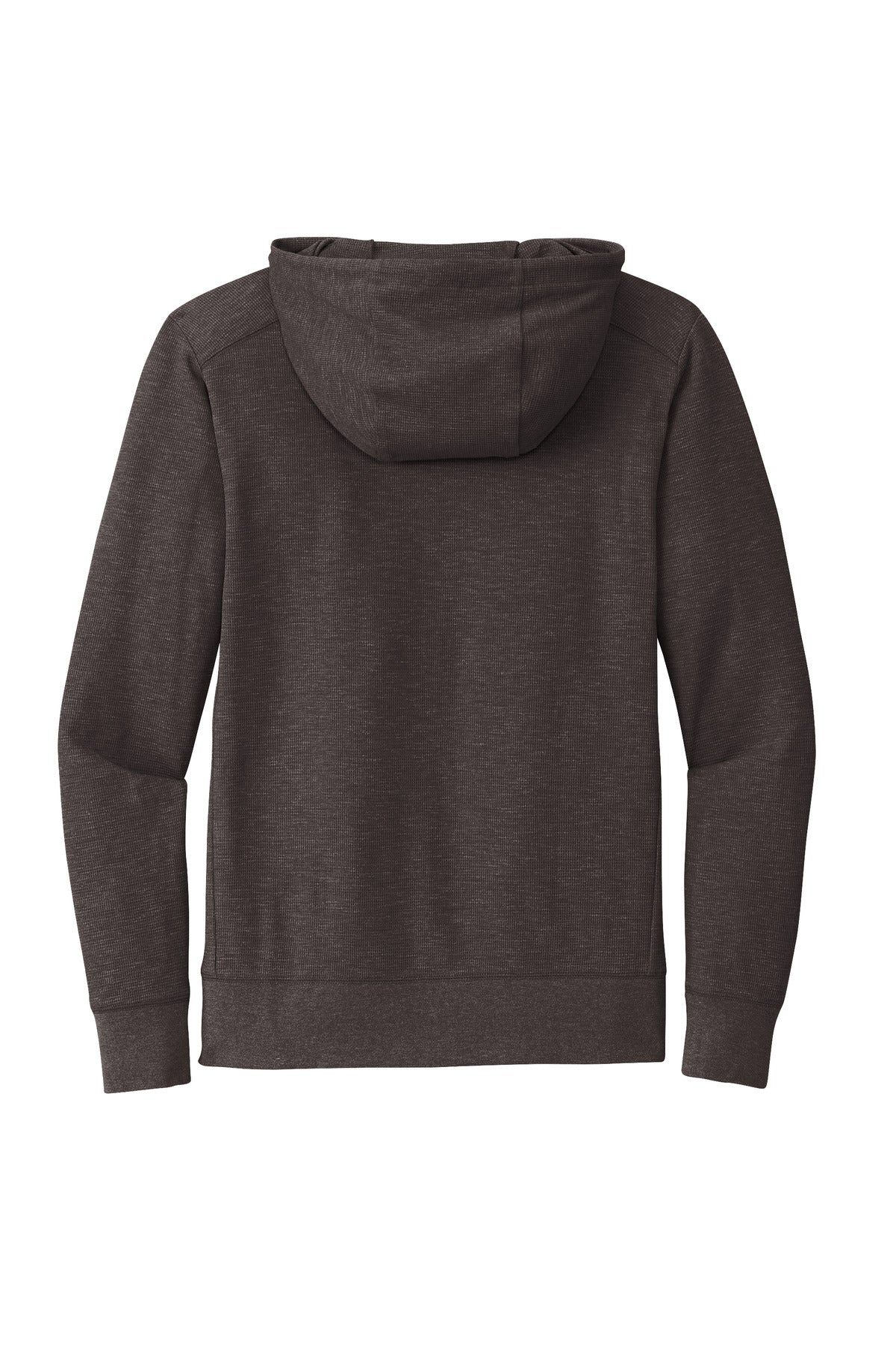 New Era Thermal Full-Zip Hoodie - Black Heather