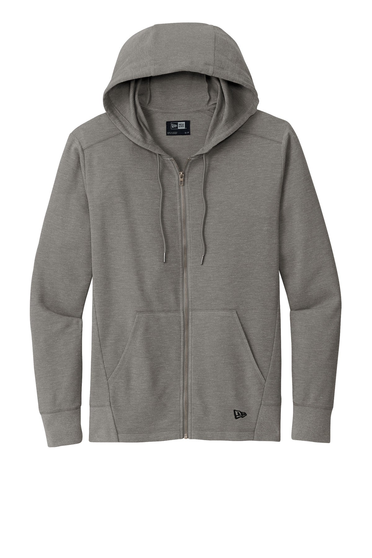 New Era Thermal Full-Zip Hoodie - Shadow Grey Heather