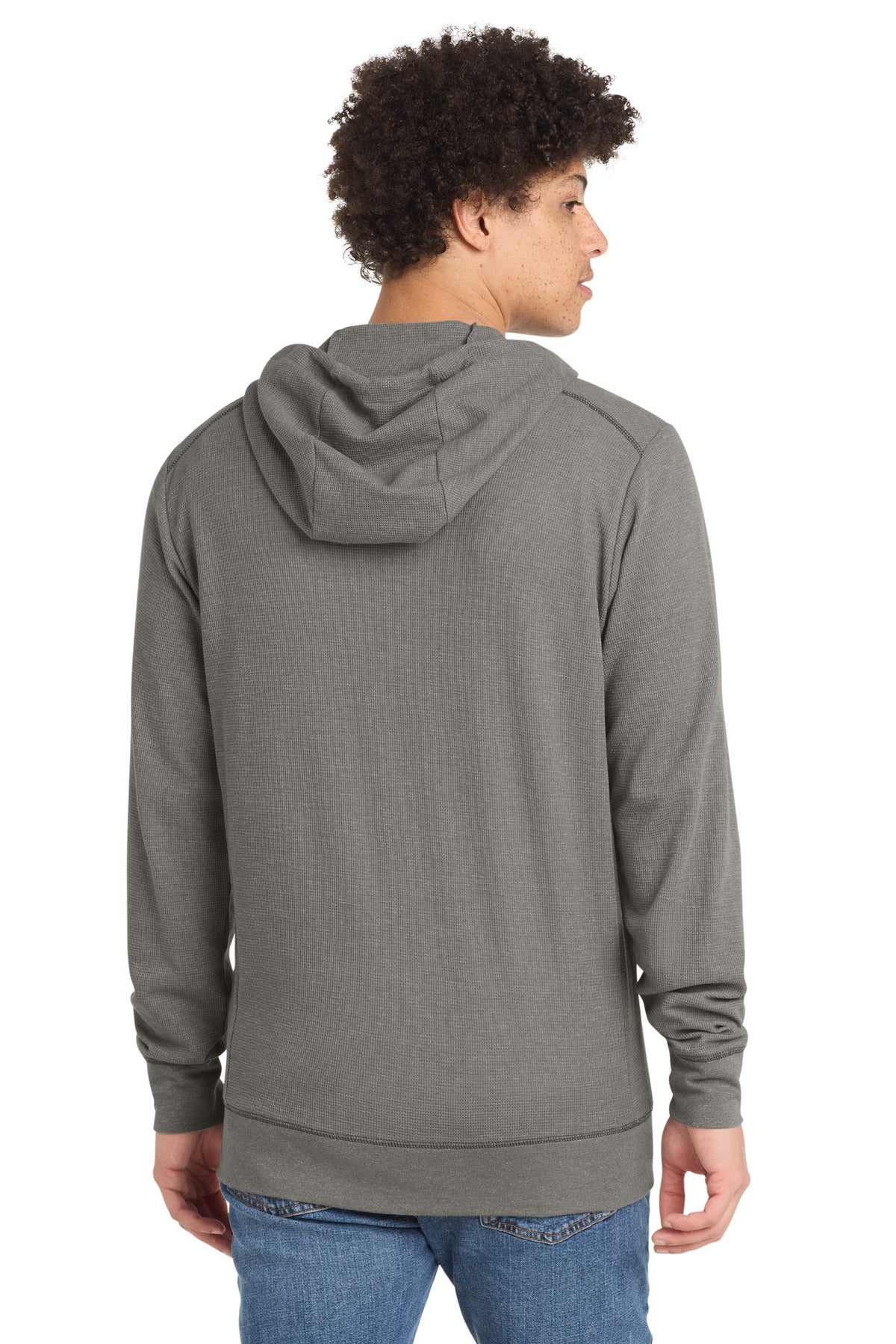 New Era Thermal Full-Zip Hoodie - Shadow Grey Heather