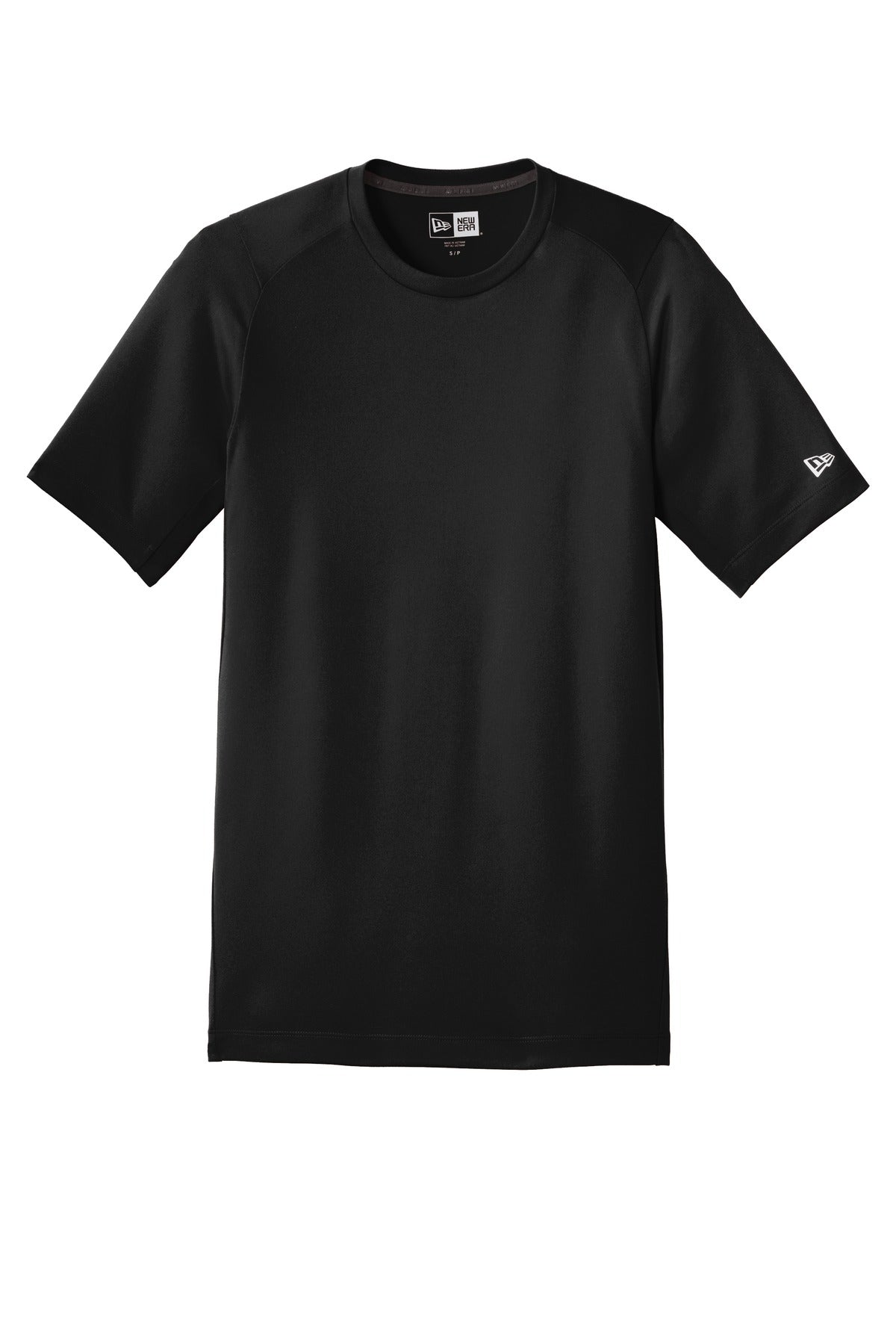New Era  Series Performance Crew Tee - Black Solid