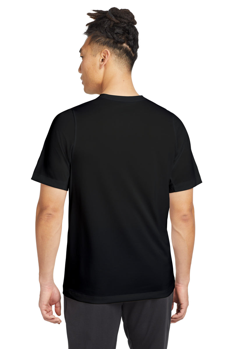 New Era  Series Performance Crew Tee - Black Solid