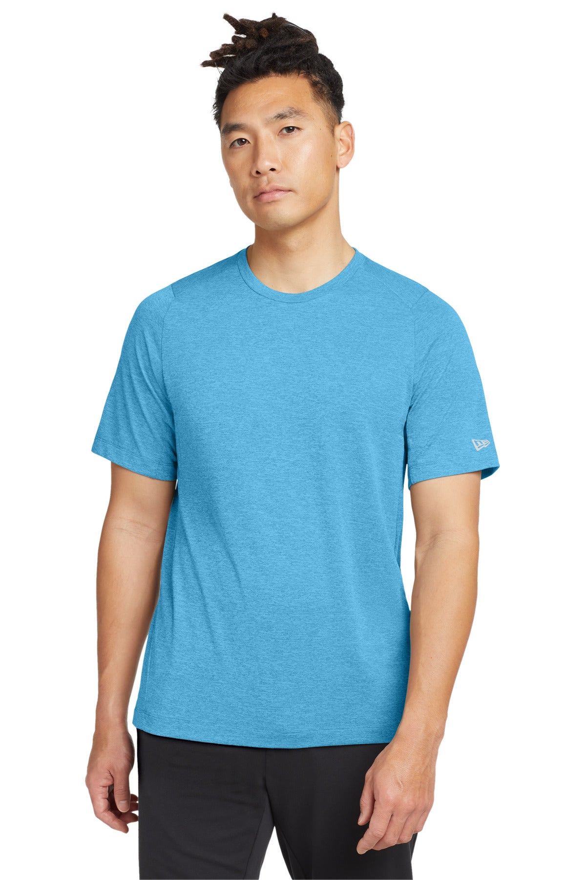 New Era  Series Performance Crew Tee - Sky Blue