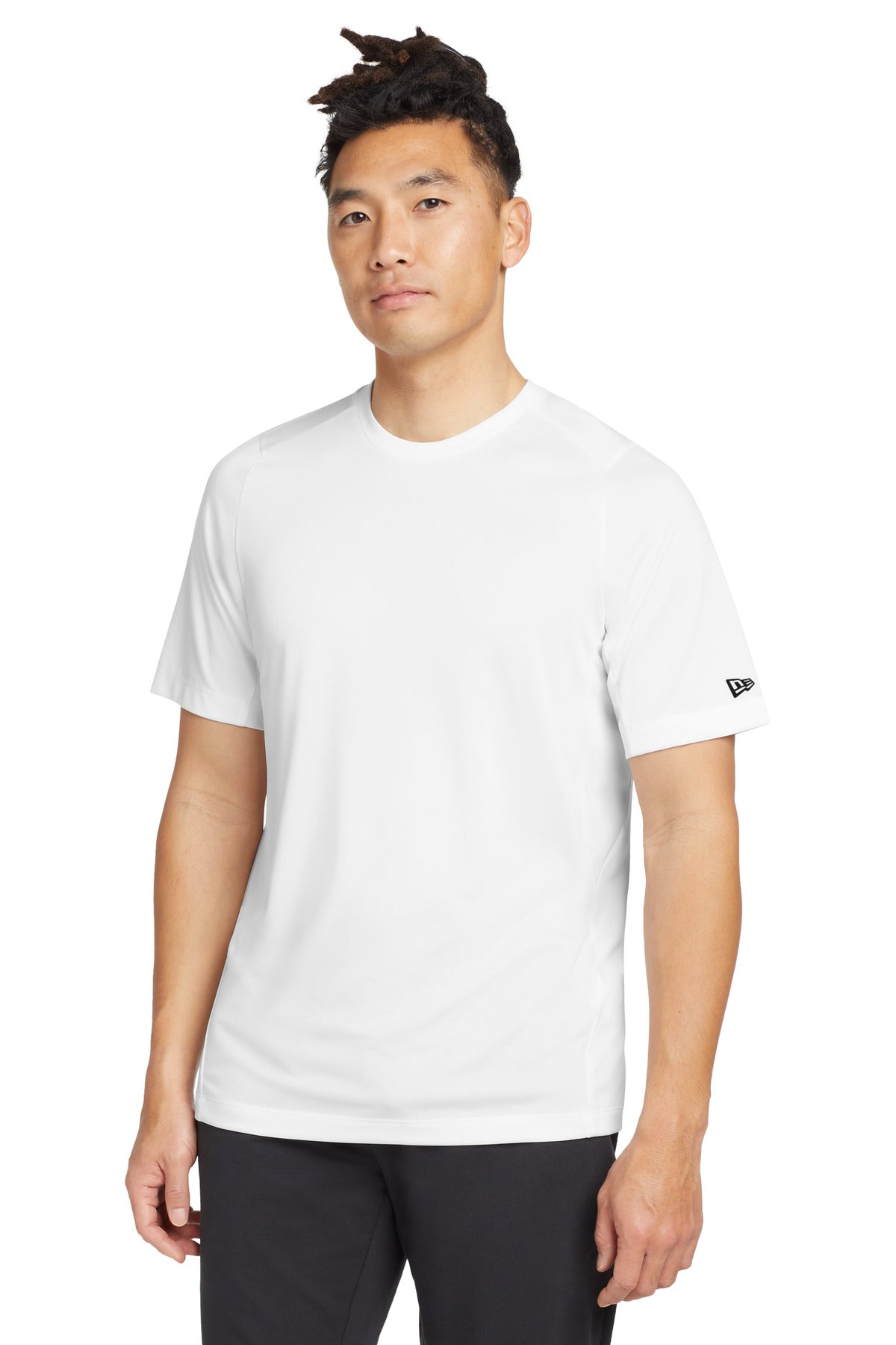 New Era  Series Performance Crew Tee - White Solid