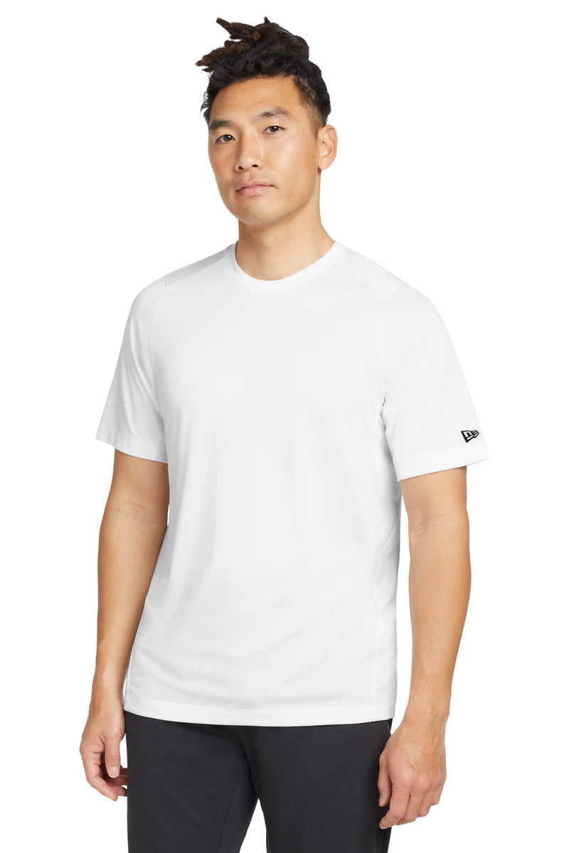 New Era  Series Performance Crew Tee - White Solid