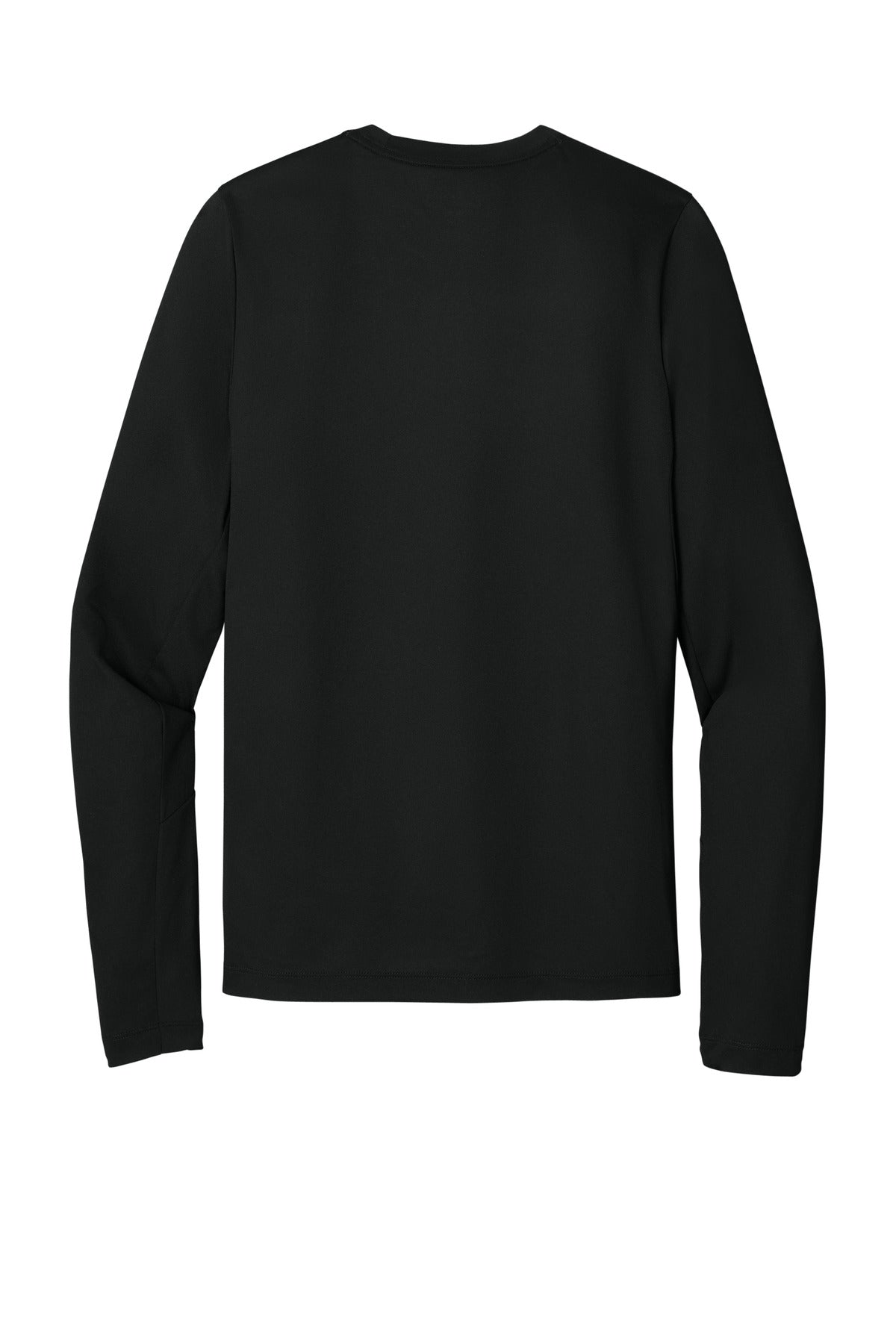 New Era  Series Performance Long Sleeve Crew Tee - Black Solid