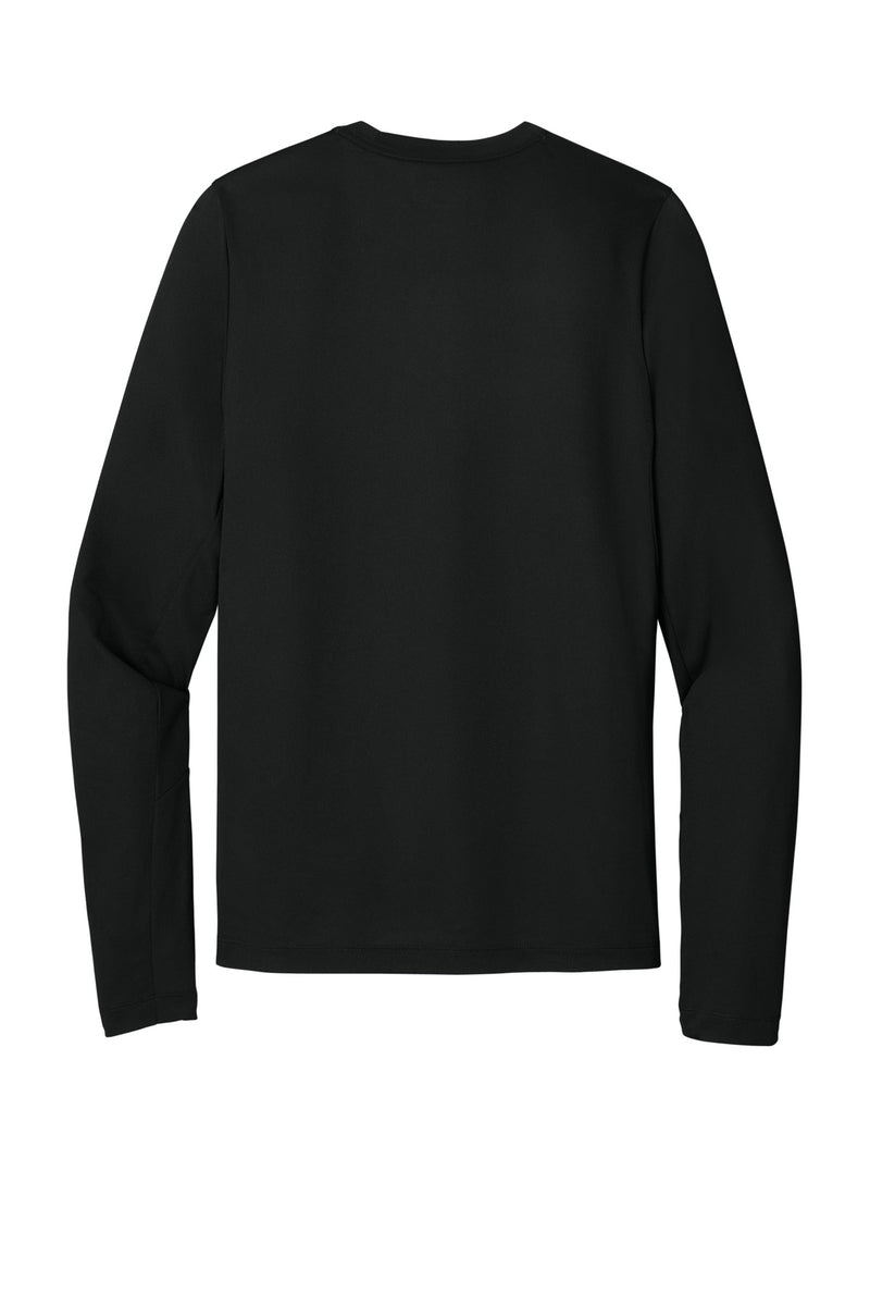 New Era  Series Performance Long Sleeve Crew Tee - Black Solid