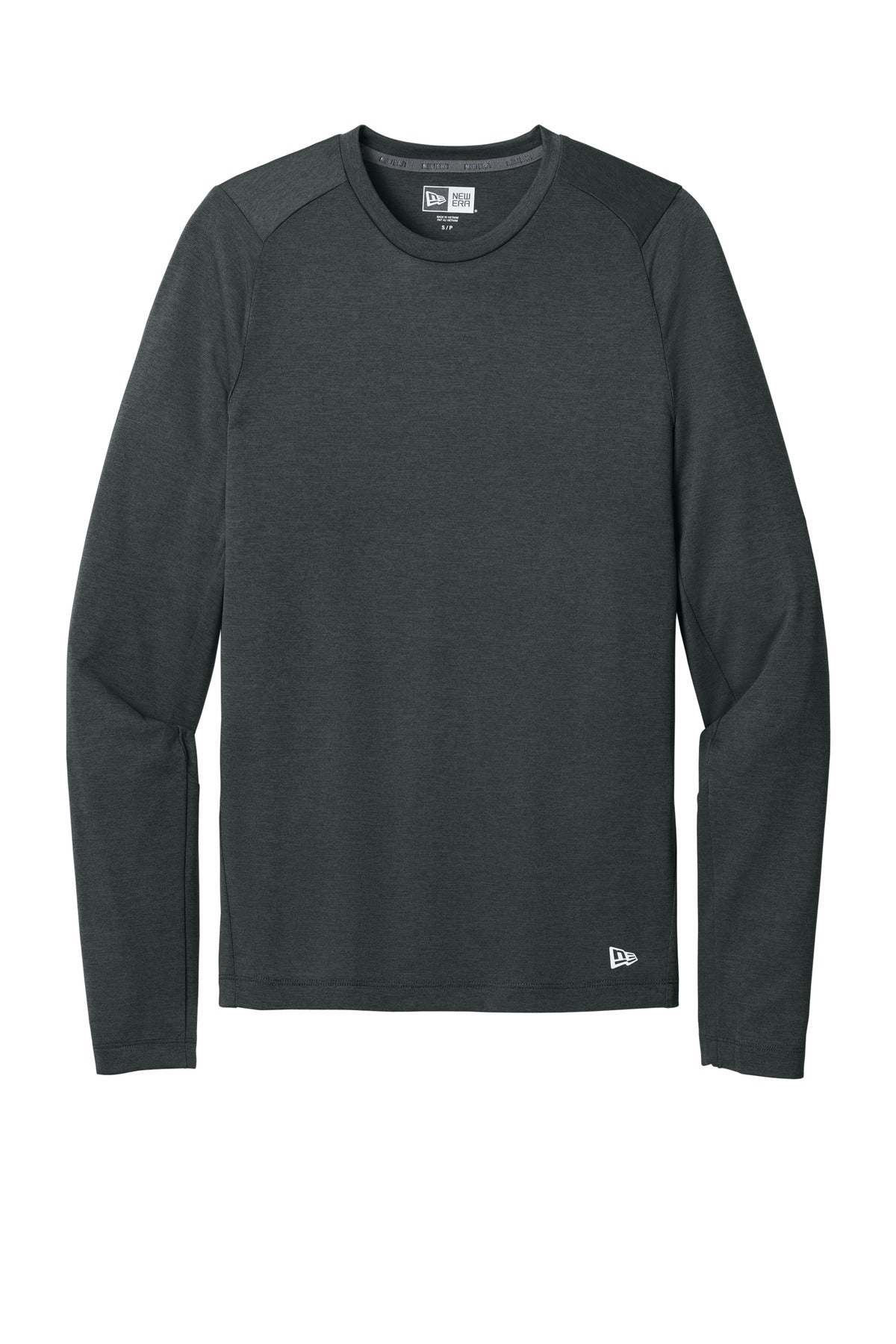 New Era  Series Performance Long Sleeve Crew Tee - Graphite