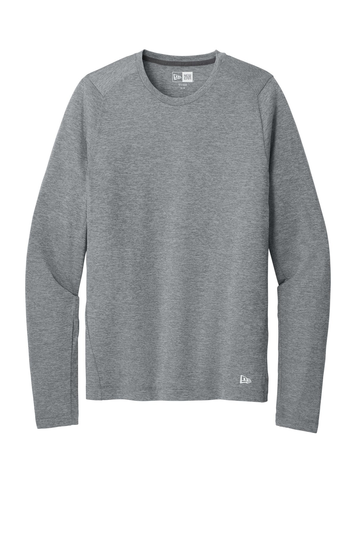 New Era  Series Performance Long Sleeve Crew Tee - Rainstorm Grey