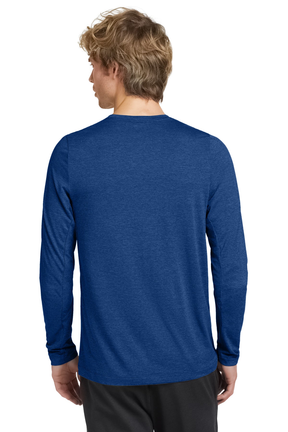 New Era  Series Performance Long Sleeve Crew Tee - Royal