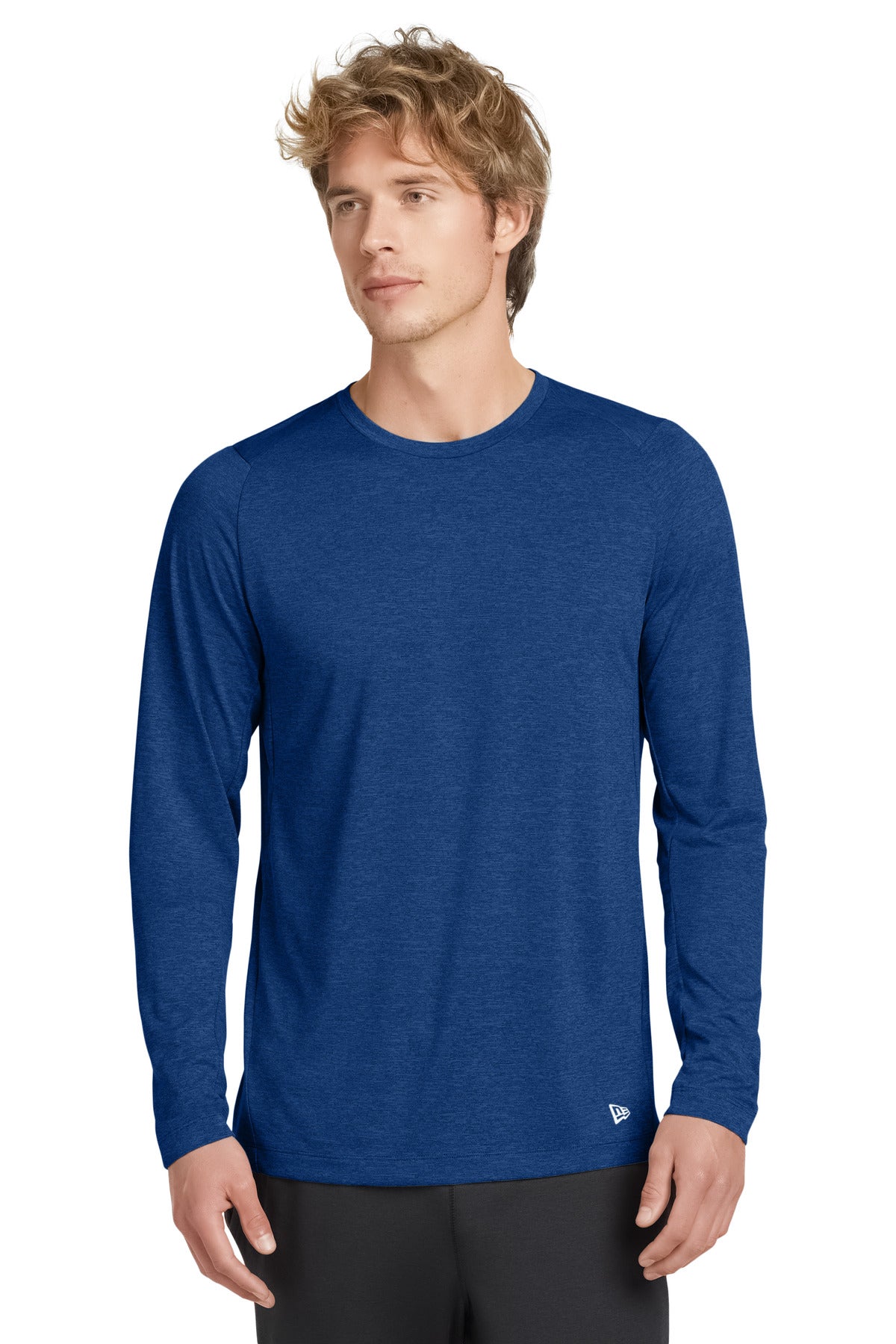 New Era  Series Performance Long Sleeve Crew Tee - Royal