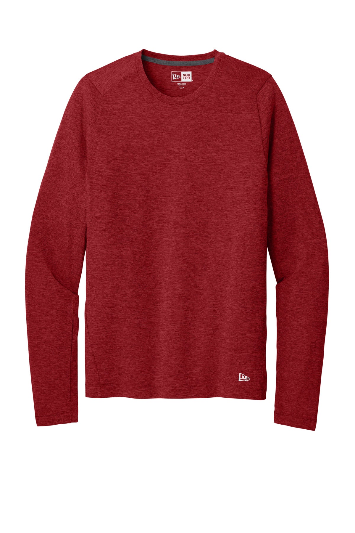 New Era  Series Performance Long Sleeve Crew Tee - Scarlet