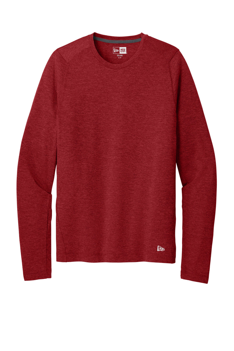 New Era  Series Performance Long Sleeve Crew Tee - Scarlet