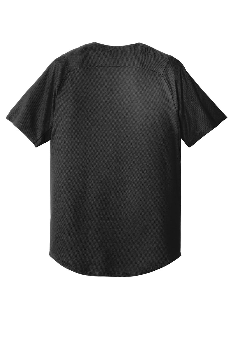 New Era  Diamond Era Full-Button Jersey - Black