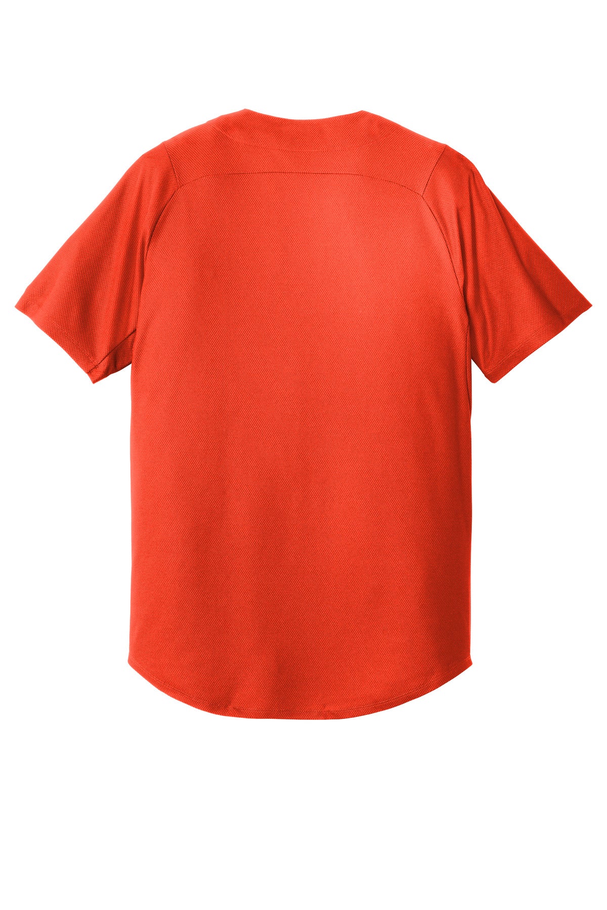 New Era  Diamond Era Full-Button Jersey - Deep Orange