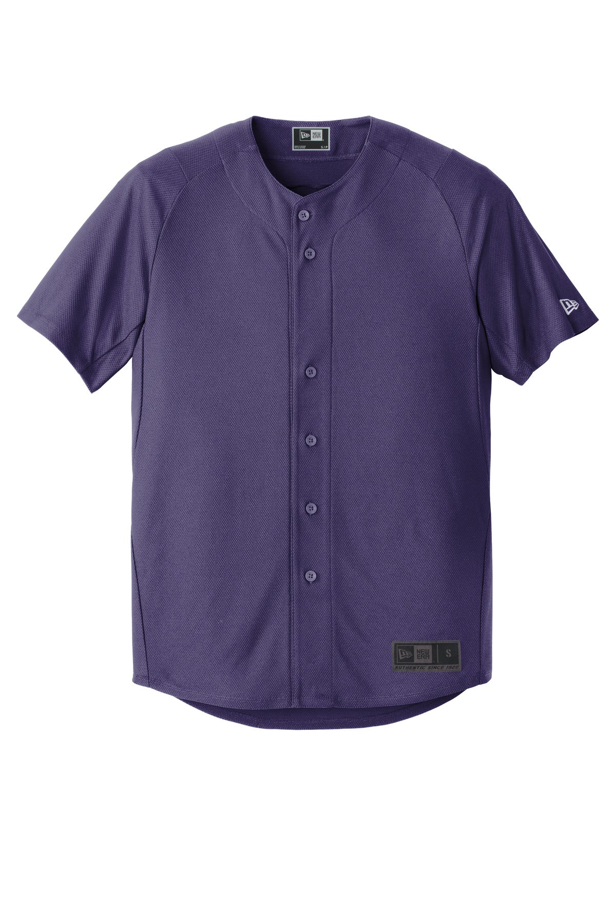 New Era  Diamond Era Full-Button Jersey - Purple