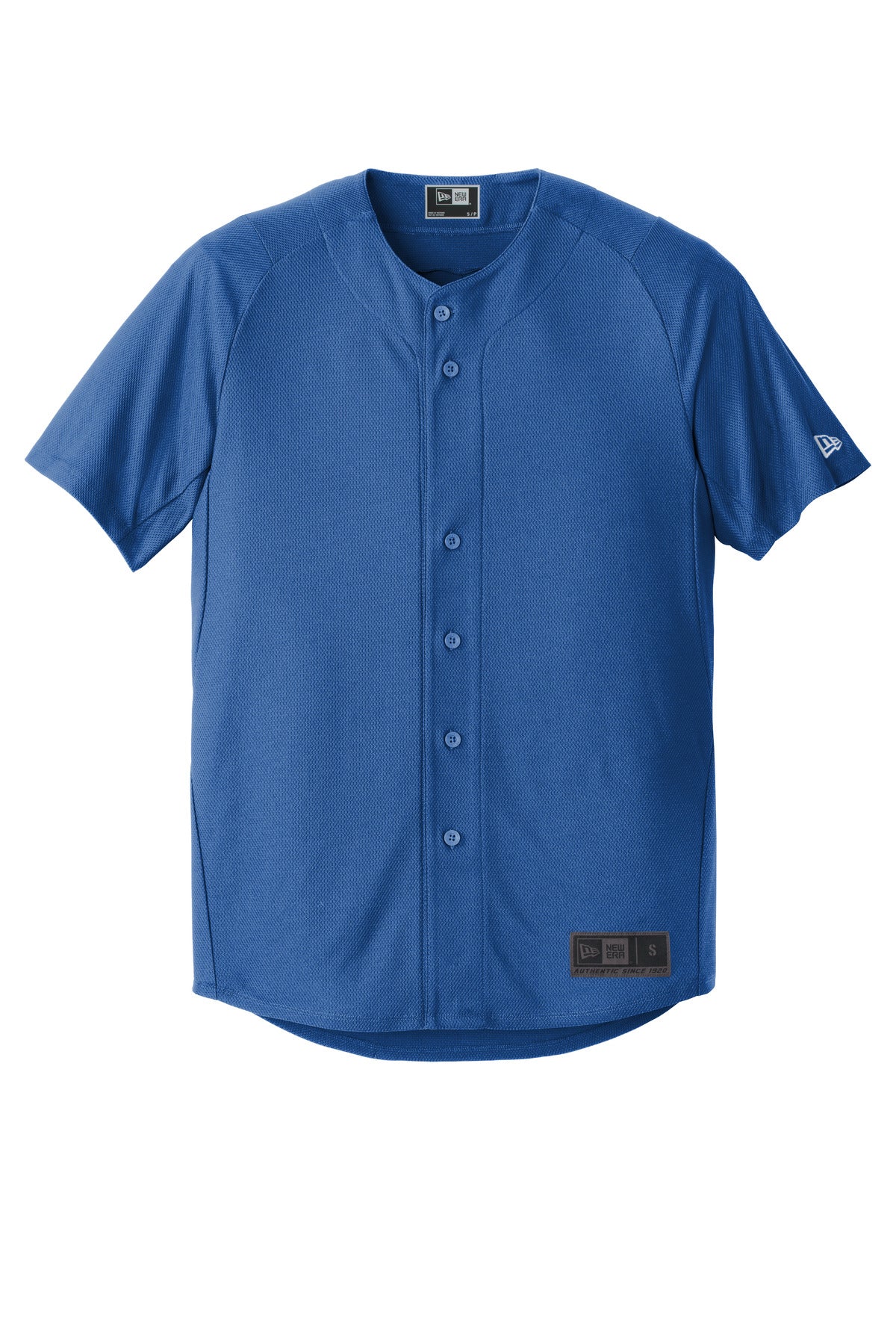 New Era  Diamond Era Full-Button Jersey - Royal