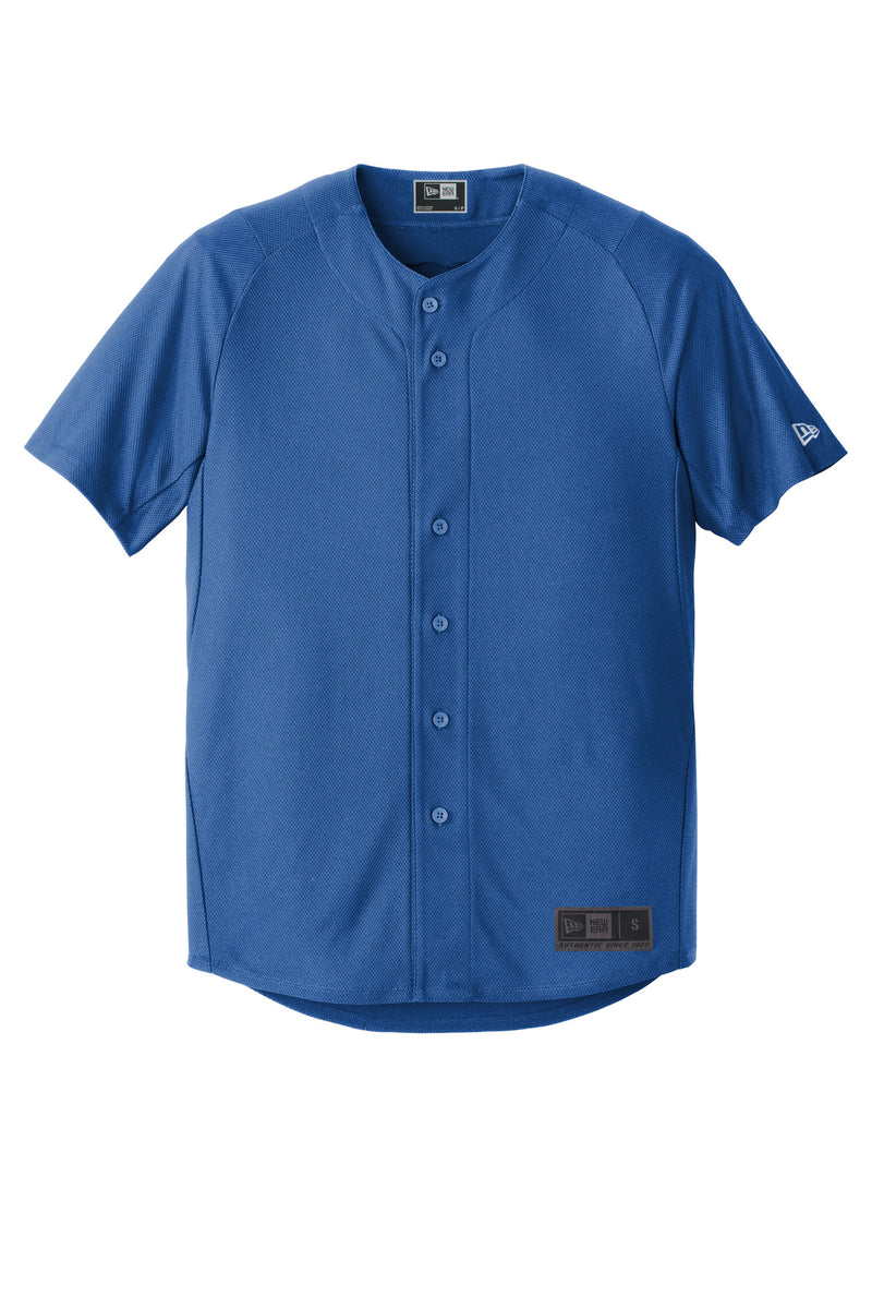 New Era  Diamond Era Full-Button Jersey - Royal