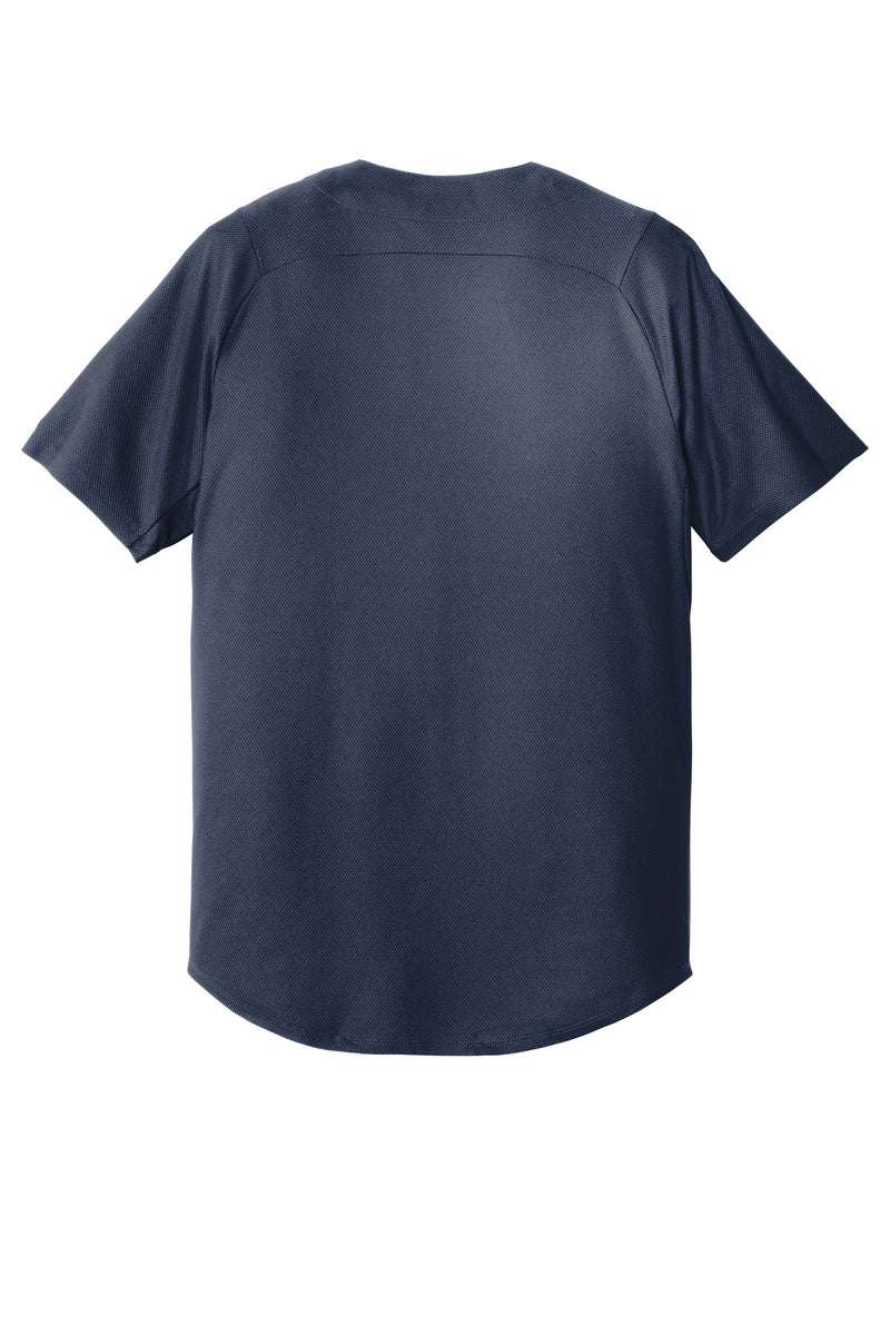 New Era  Diamond Era Full-Button Jersey - True Navy