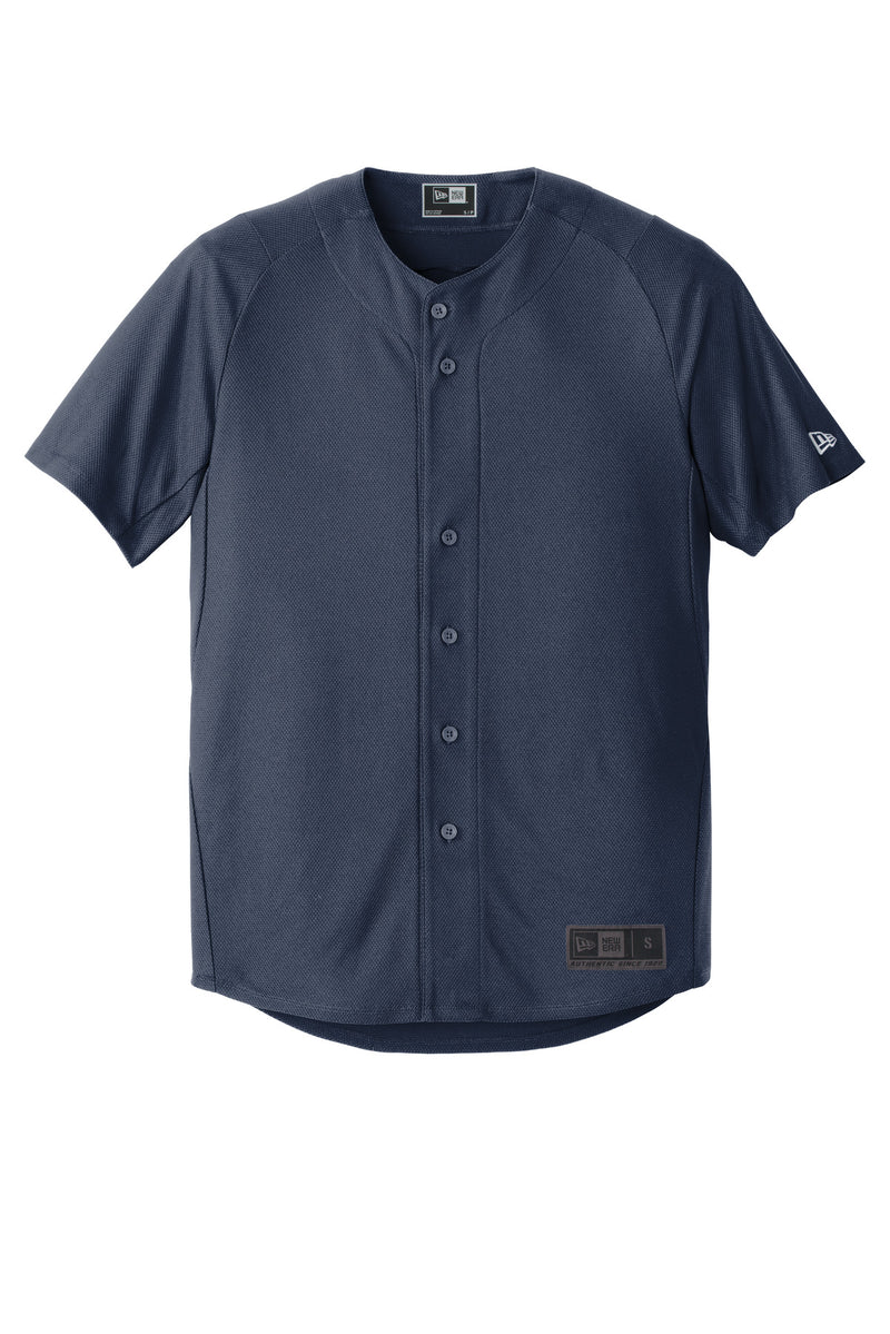 New Era  Diamond Era Full-Button Jersey - True Navy