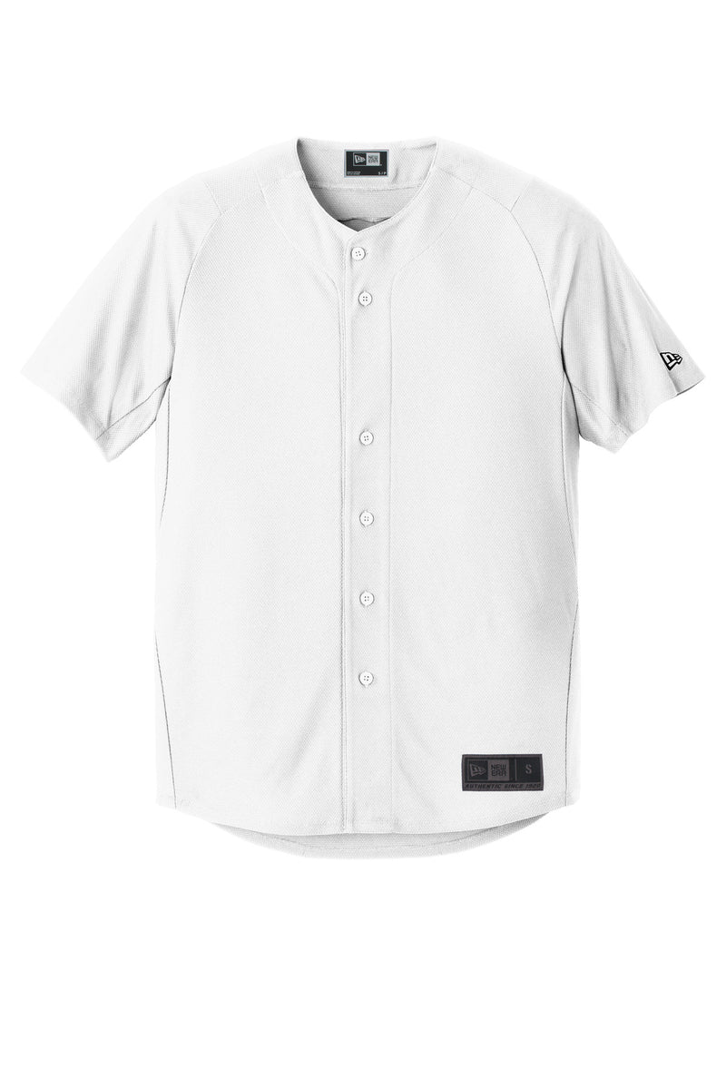 New Era  Diamond Era Full-Button Jersey - White