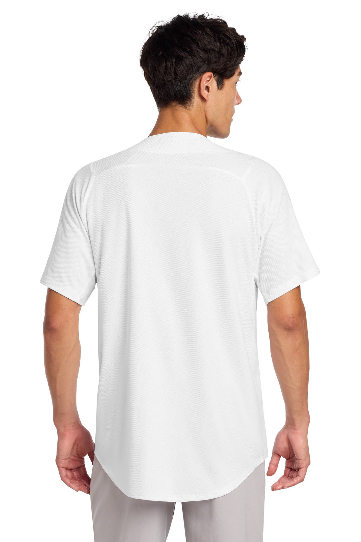 New Era  Diamond Era Full-Button Jersey - White