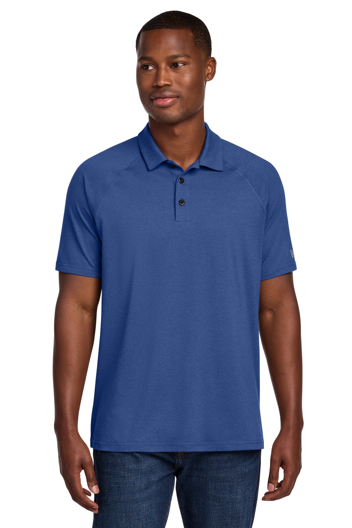 New Era Power Polo - Royal Heather