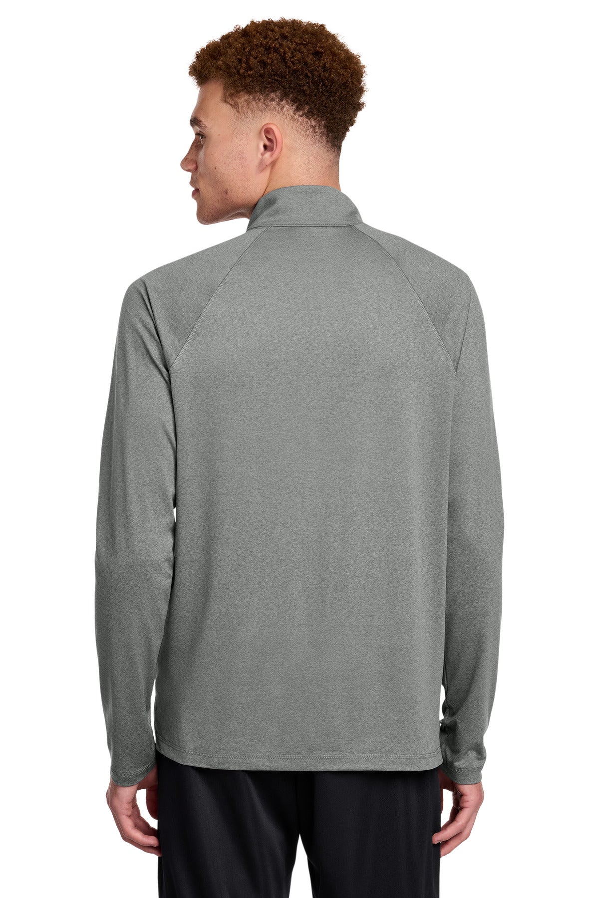 New Era Power 1/2-Zip - Shadow Grey Heather