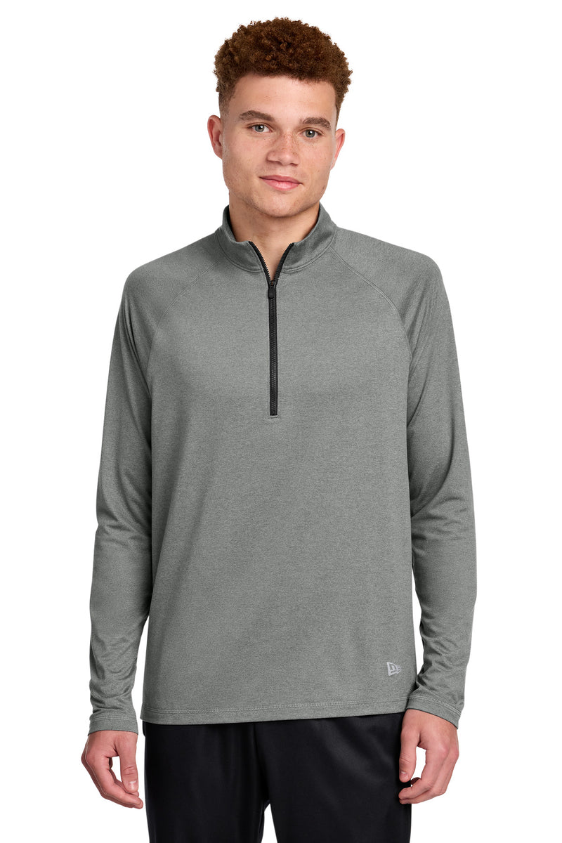 New Era Power 1/2-Zip - Shadow Grey Heather