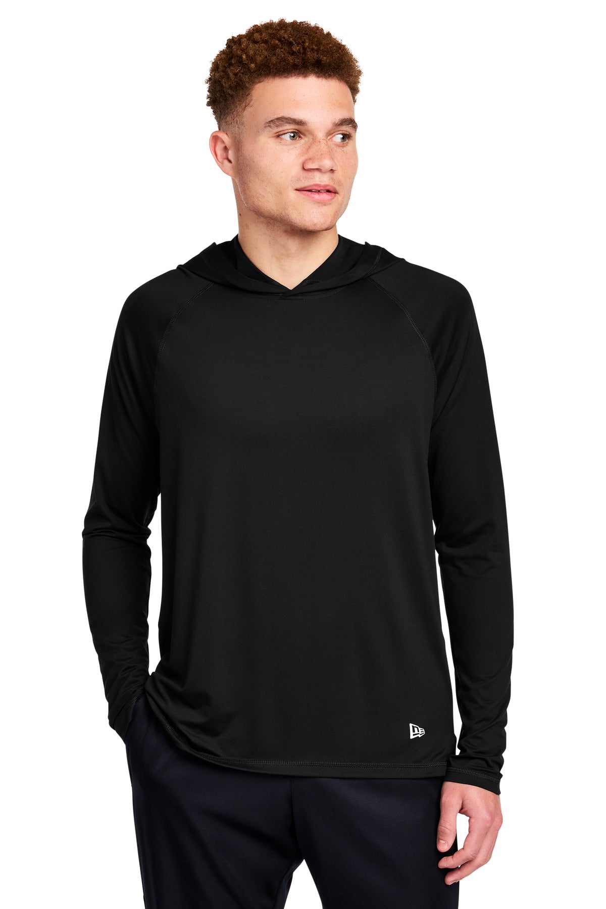 New Era Power Long Sleeve Hoodie - Black