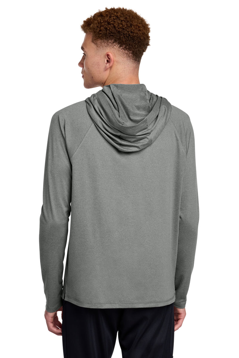 New Era Power Long Sleeve Hoodie - Shadow Grey Heather